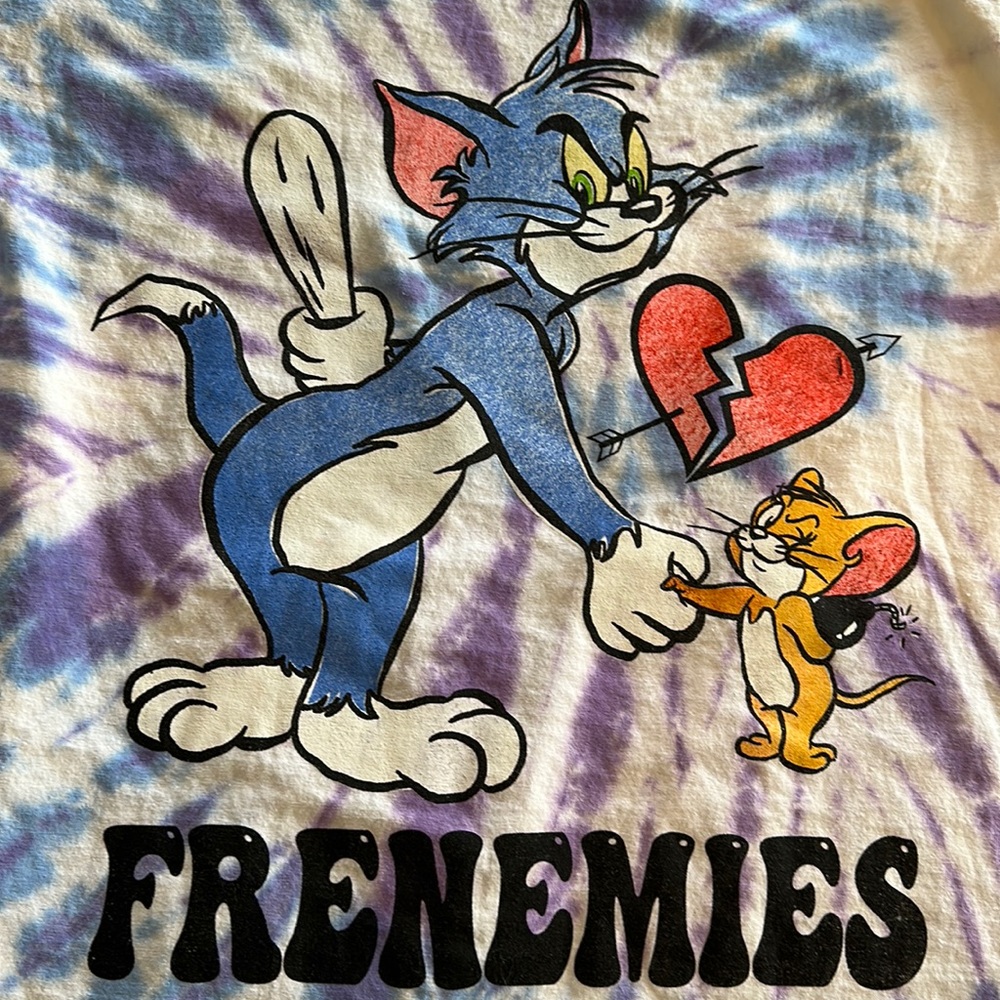 Tom & Jerry tie dye cartoon T-shirt from Forever 21